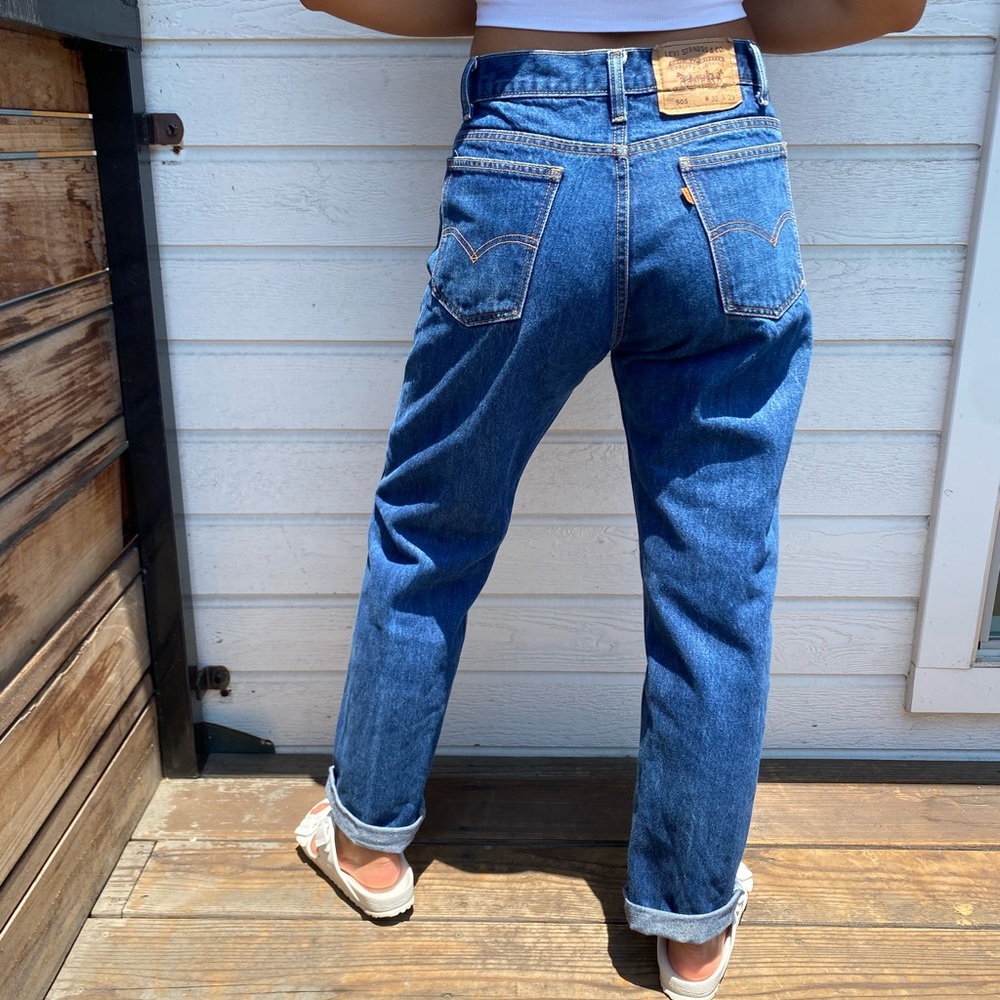 Levi denim mom jeans